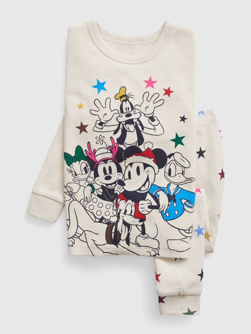 GAP Kids Organic Cotton DISNEY Holiday Christmas Pyjama Set
